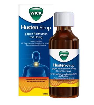 WICK Pharma - Zweigniederlassung der Procter & Gamble GmbH WICK Husten-Sirup gegen Reizhusten mit Honig 180 ml 18836153