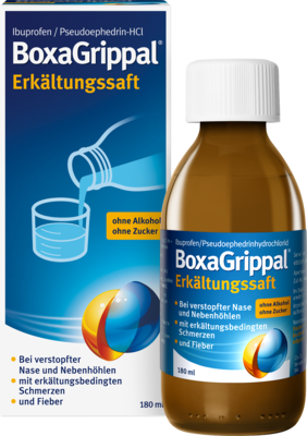 Angelini Pharma Deutschland GmbH BOXAGRIPPAL Erkältungssaft 180 ml 12871651