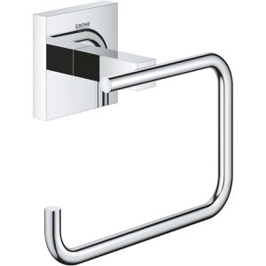 GROHE Toilettenpapierhalter Start Cube, 40978000, verchromt, zum Bohren, für 1 Rolle, aus Metall