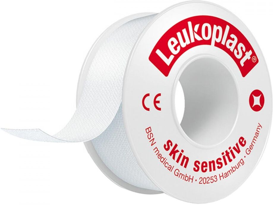 Leukoplast Skin Sensitive 1,25 cmx2,6 m mit Schutzr.