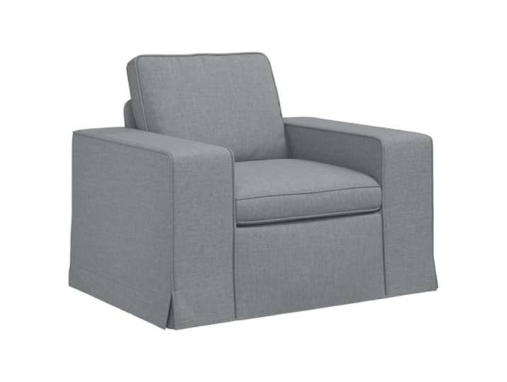 TEKGHUT Sofa Hellgrau 103 x 80 x 82 cm Stoff Modulares Ecksofa,Metallrahmen,ergonomische Kissen,atmungsaktiver Bezug,Wohnzimmer,Schlafzimmer