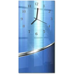 WANDUHR aus Glas 30x60 cm - Muster