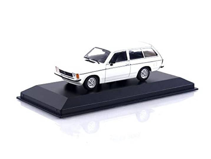 Maxichamps 940048111 1:43 Opel Kadett C Caravan L-1978-Wit Verzamelbare Miniatuurauto, Wit
