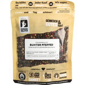 Bremer-Gewürzhandel Pfeffer ganze Körner, bunt, im wiederverschließbaren Beutel, 150 g