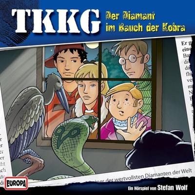 TKKG - Folge 115: Der Diamant im Bauch der Kobra - Stefan Wolf, Audio, 4064066626594