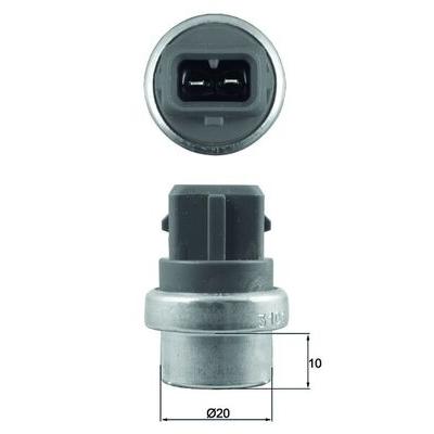 MAHLE Sensor, Kühlmitteltemperatur TSE 23 für Ford CUPRA Mercedes