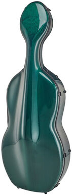 Musilia S2 Cello Case TGRN/BLK Trans Green