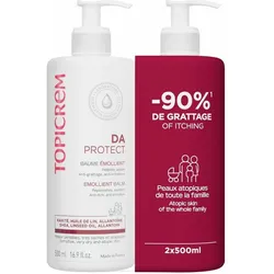 Topicrem, Beauty Geschenkset, Pack Dúo Da Protect Bálsamo Emoliente 500 Ml 2a Ud 50 % (Körperpflegeset)