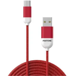 Celly USB TO USBC PANTONE RED CABLE PT-TC001-5R1 (1.50 m, USB 2.0), USB Kabel