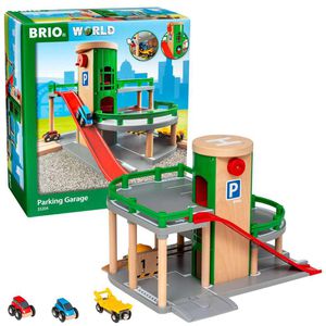 BRIO Spielzeugeisenbahn-Zubehör World 33204, Parkhaus, Straßen & Schienen, Holz/Kunststoff