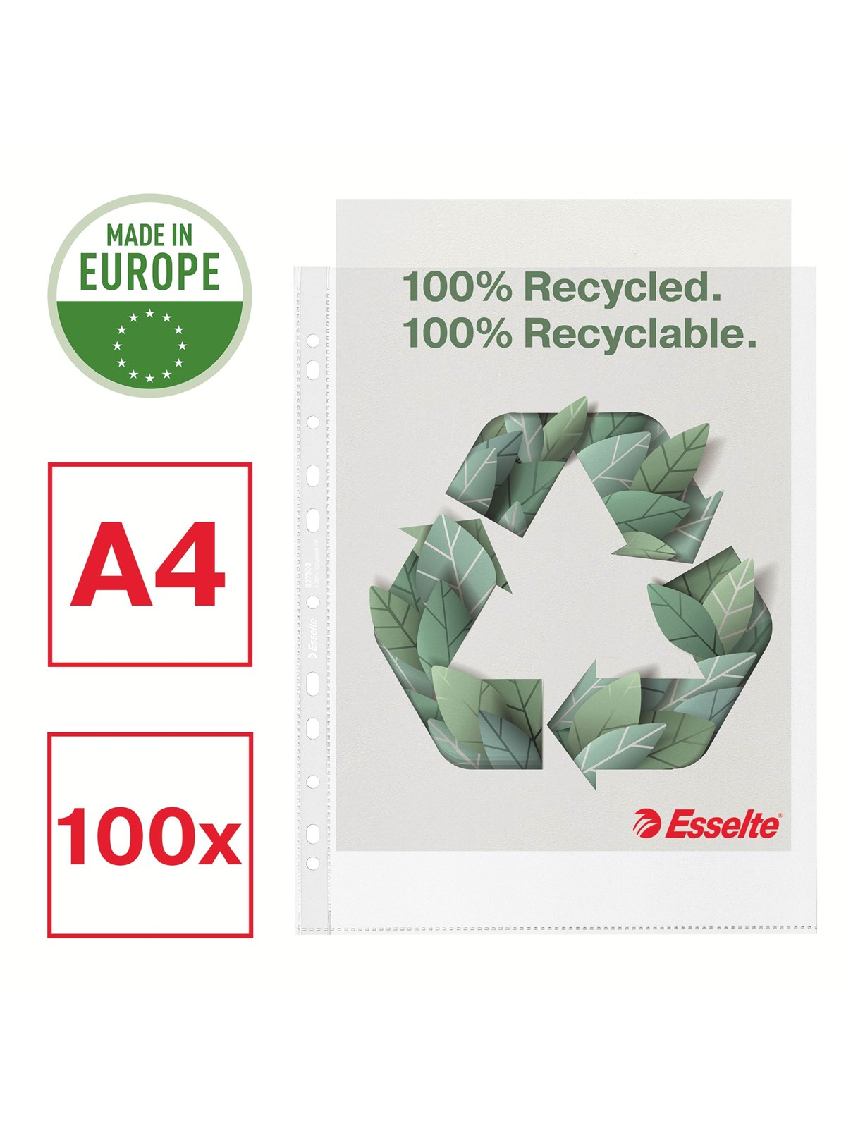 Esselte Recycle Pocket A4 MAXI Premium