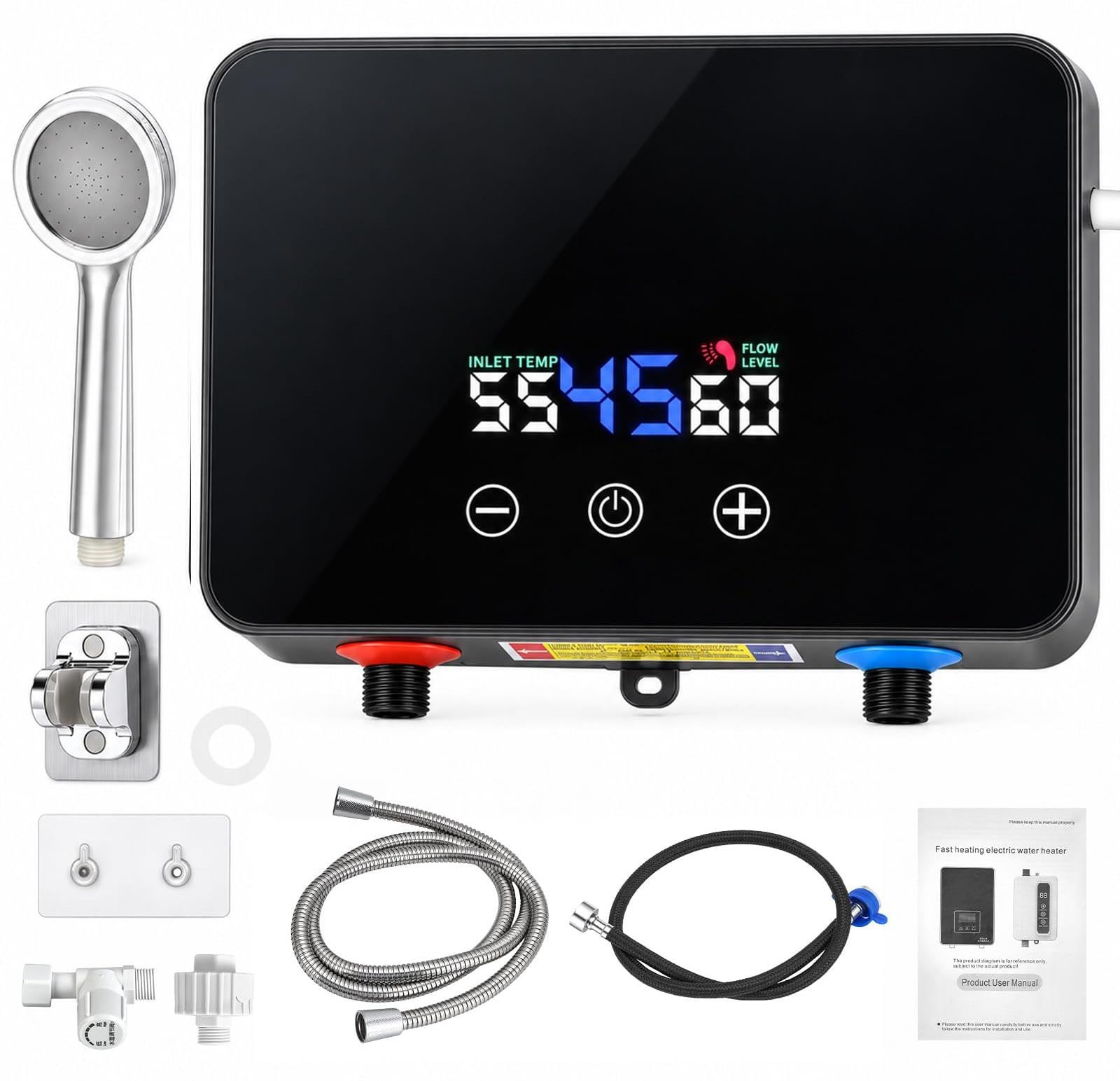 Selius Mini Doorstroomboiler 3500 W met Display en IPX4-beveiliging