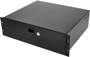 Adam Hall 87403 Rack Drawer Schwarz