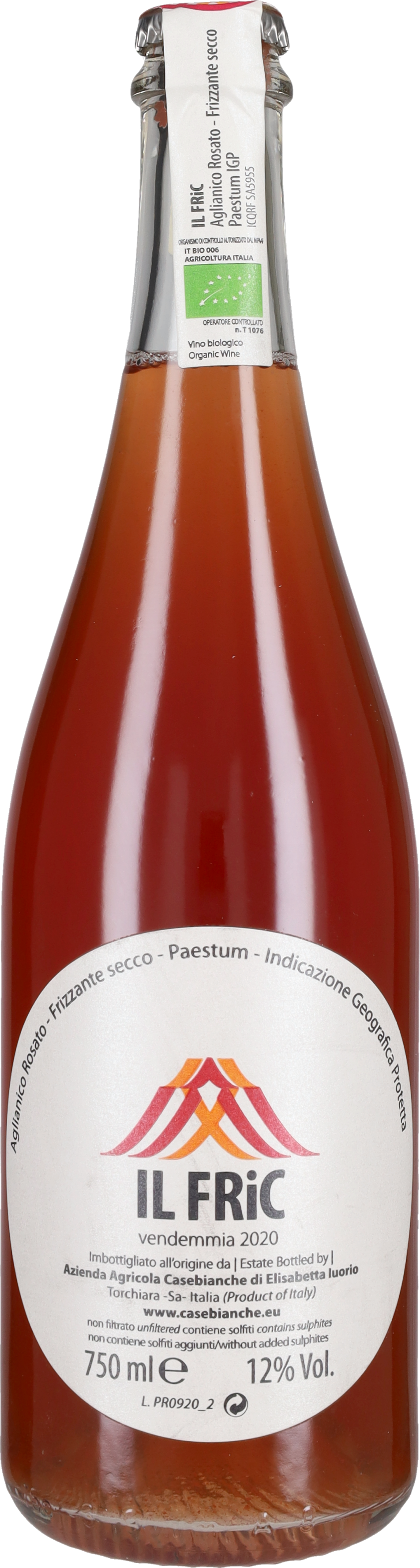 Casebianche Aglianico Rosato Frizzante 'Il Fric' 2020