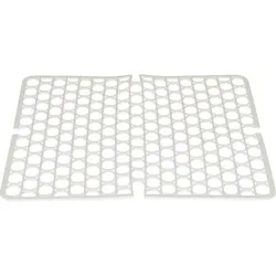 Abwascheinlage Kunststoff, weiß, 2-tlg., Länge: 290 mm, Breite: 290 mm