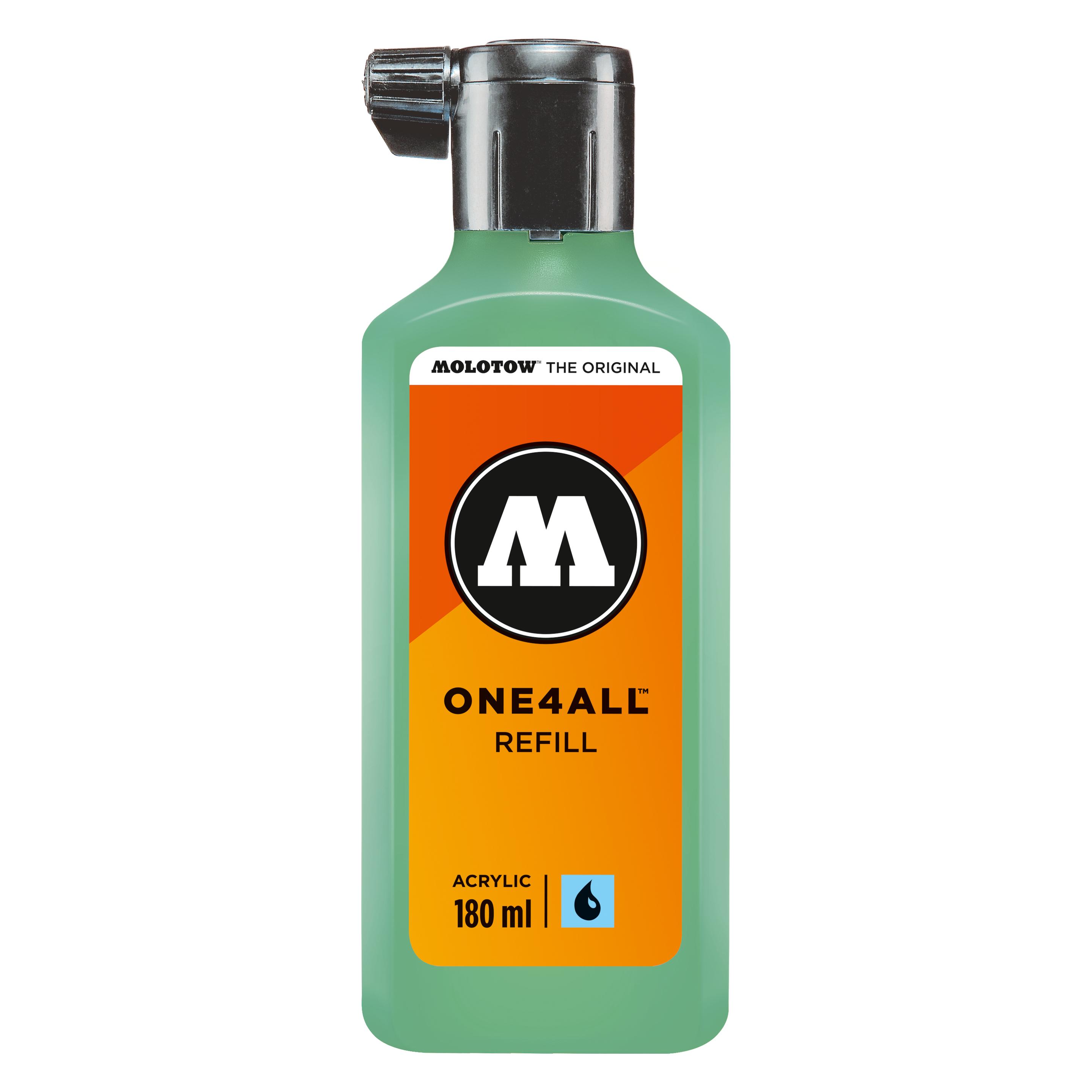 Molotow Nachfülltinte One4All für Permanentmarker 180ml calypso mittel (Braun, 180 ml) (MO692234)