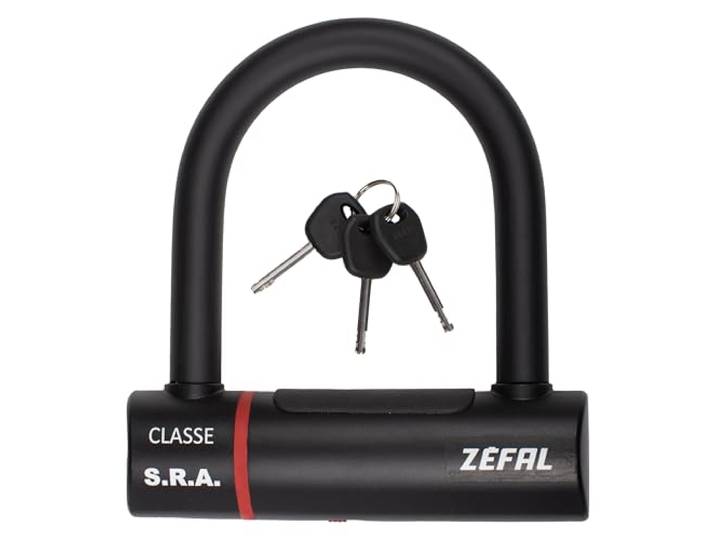 ZEFAL K-Traz U20S - Kompaktes Hochsicherheits Bügelschloss Fahrrad Schloss - Bicycle U Lock - Mini Fahrradschloss Bügel Maximale Sicherheit Für Fahrräder, Elektroroller, E-Bikes - SRA-zertifiziert