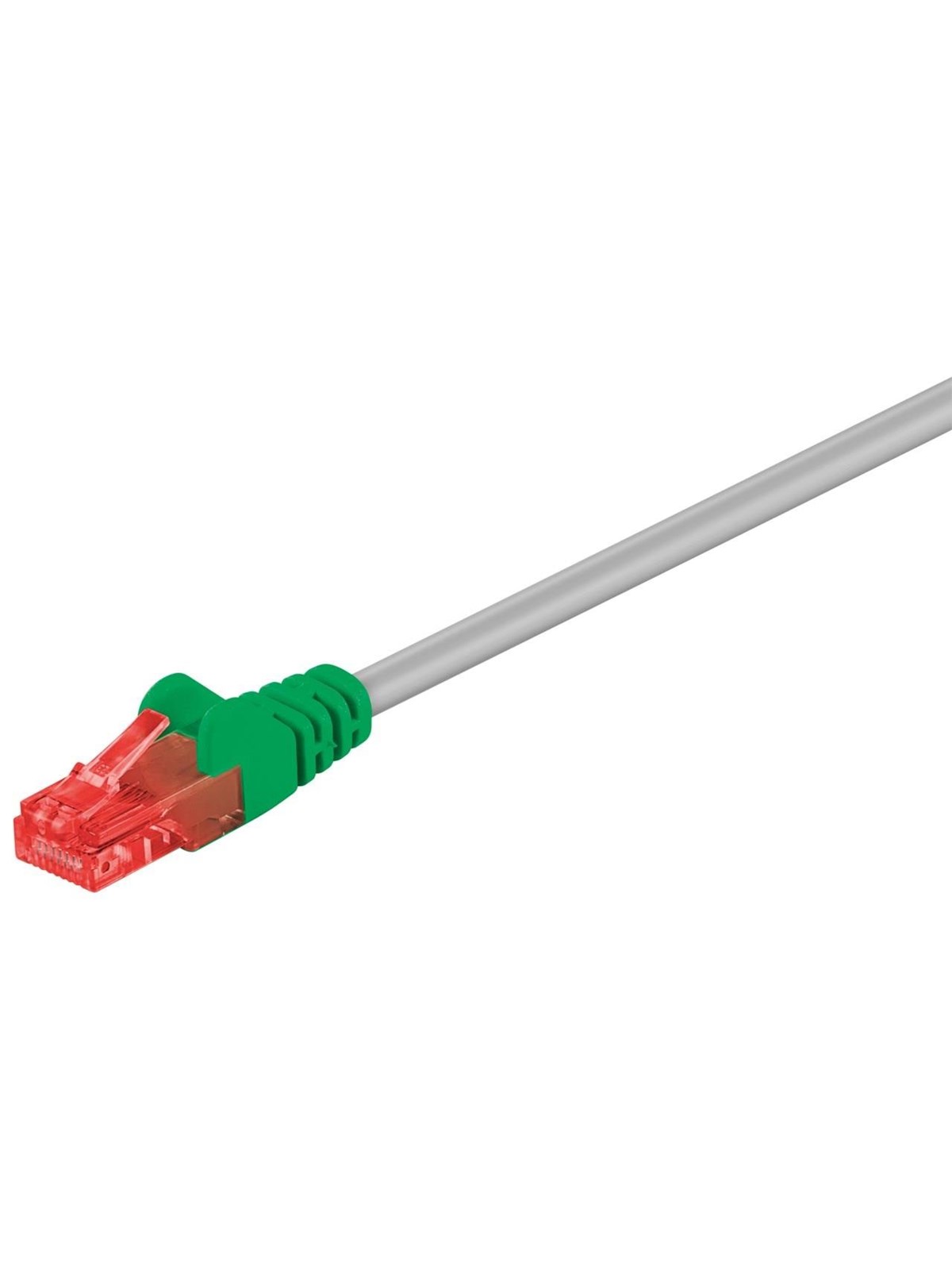 Pro CAT 6 Crossover-patch cable U/UTP - Grau - 1m