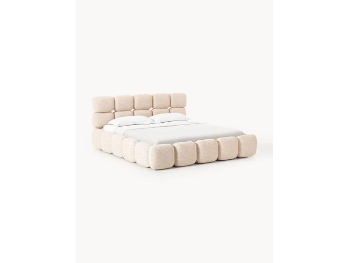 Polsterbett Tayla aus Bouclé
