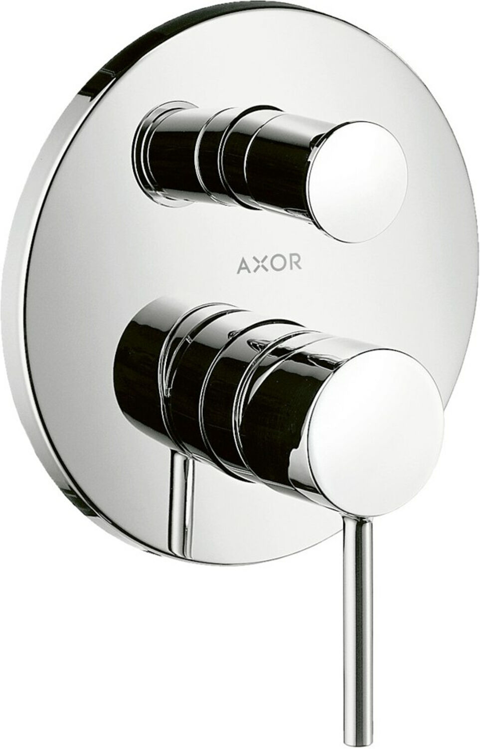 Hansgrohe Fertigmontageset Axor Starck UP-Wannen-Einhebelmischer, m Pin-Griff, pol. bla vc (10416330)