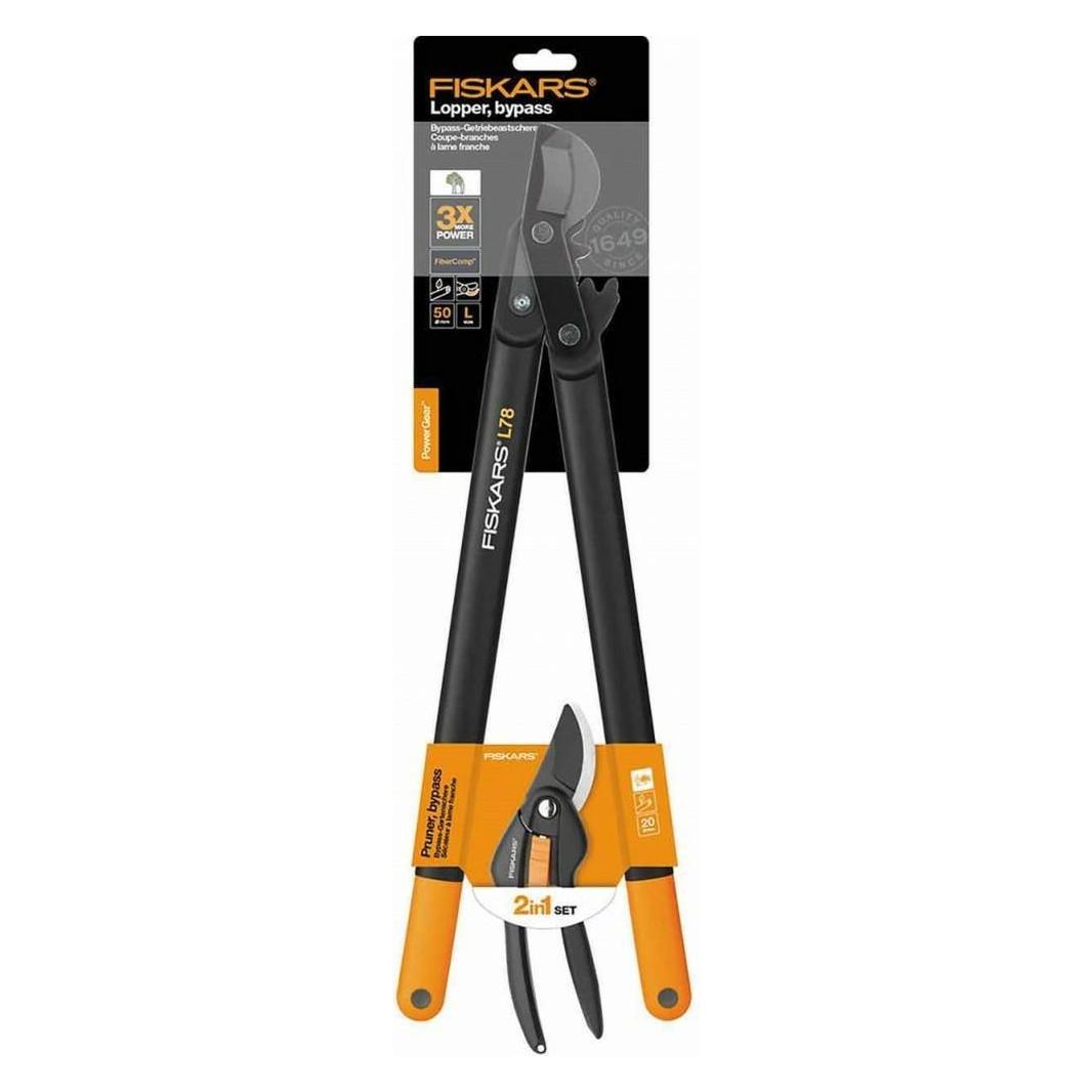 Fiskars PowerGear L78 + SingleStep P26 Set (1050181)