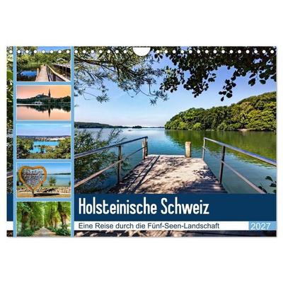 Holsteinische Schweiz - Fünf-Seen-Landschaft (Wandkalender 2027 DIN A4 quer), CALVENDO Monatskalender