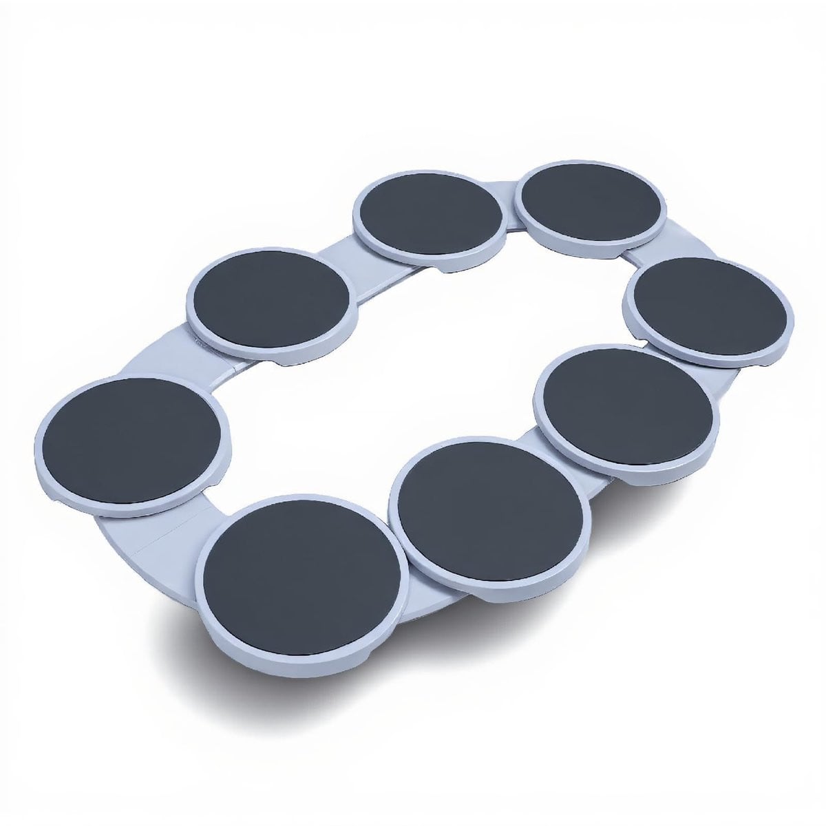 Dailygoods Draaitafel Roterende Voedselorganizer met 16 Accessoires en Lade, Grijs