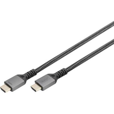 DIGITUS HDMI 2.1 Kabel A -A St./St. Alu/Nylon 8K 60Hz 3,0m Multimedia-Technik HDMI-Kabel