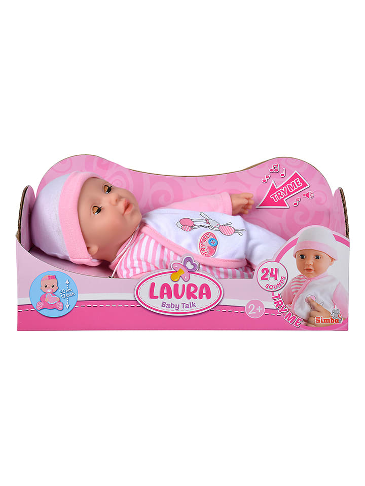 Simba Sprechende Babypuppe "Laura Baby Talk" - ab 2 Jahren - onesize
