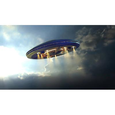 Fototapete PAPERMOON "UFO", bunt, B:5m L:2,8m, Vlies, Tapeten