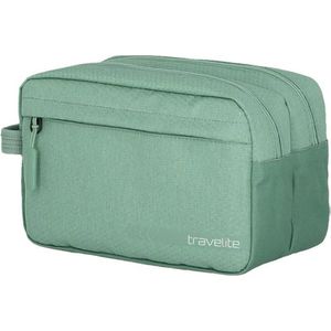 Travelite Kulturbeutel Kick Off, 5 Liter, Breite 26cm, Polyester, salbei