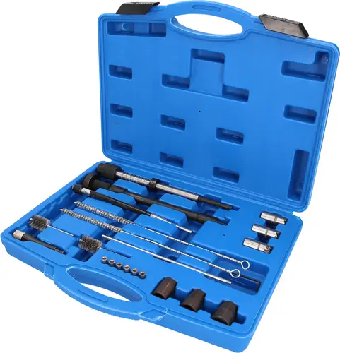 Brilliant Tools BT551300 Injektorsitz- und Schacht-Reinigungs-Satz, 21-tlg