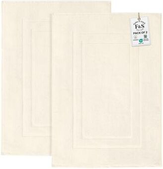 Feather & Stitch New York Feather and Stitch NY 1000 GSM Absorbent Cotton Bath Mat