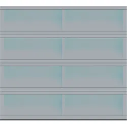 ConDoor Garagentor-Sektionaltor TOP-LINE, Milchglas