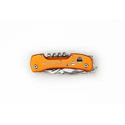 Munkees Taschenmesser mit LED Licht - STK - orange