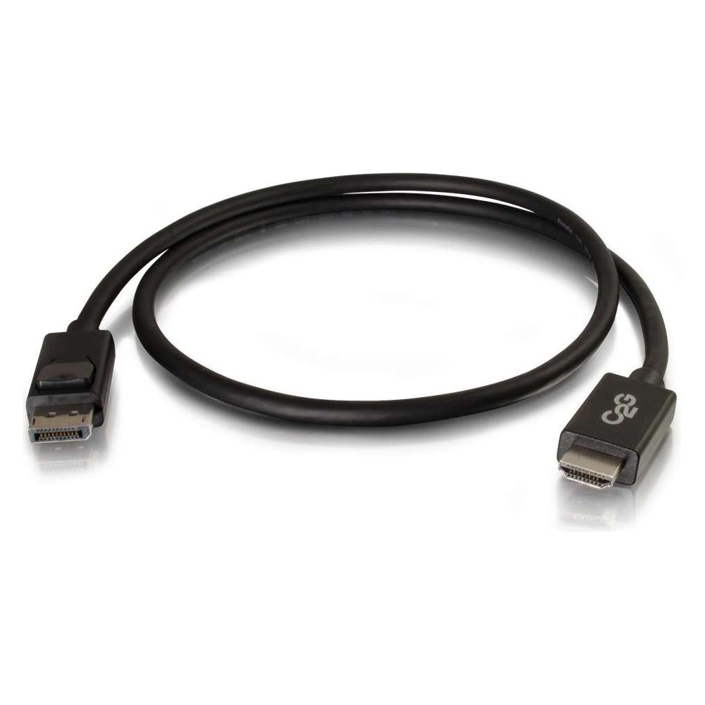 C2G 3 m Adapterkabel DisplayPort-Stecker auf HD-Stecker - Schwarz (3 m) (CG54327)