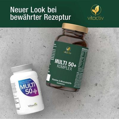 Multi 50+ Vitamin- & Mineralstoff-Komplex Kapseln 2x 2x60 St