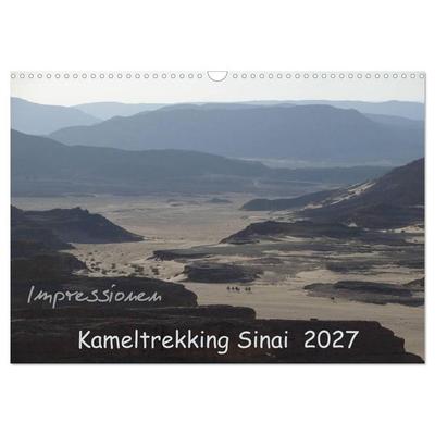Impressionen Kameltrekking Sinai 2027 (Wandkalender 2027 DIN A3 quer), CALVENDO Monatskalender