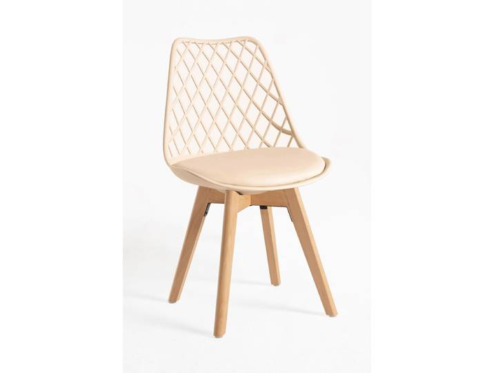 6er Set Stühle Mima - Crème