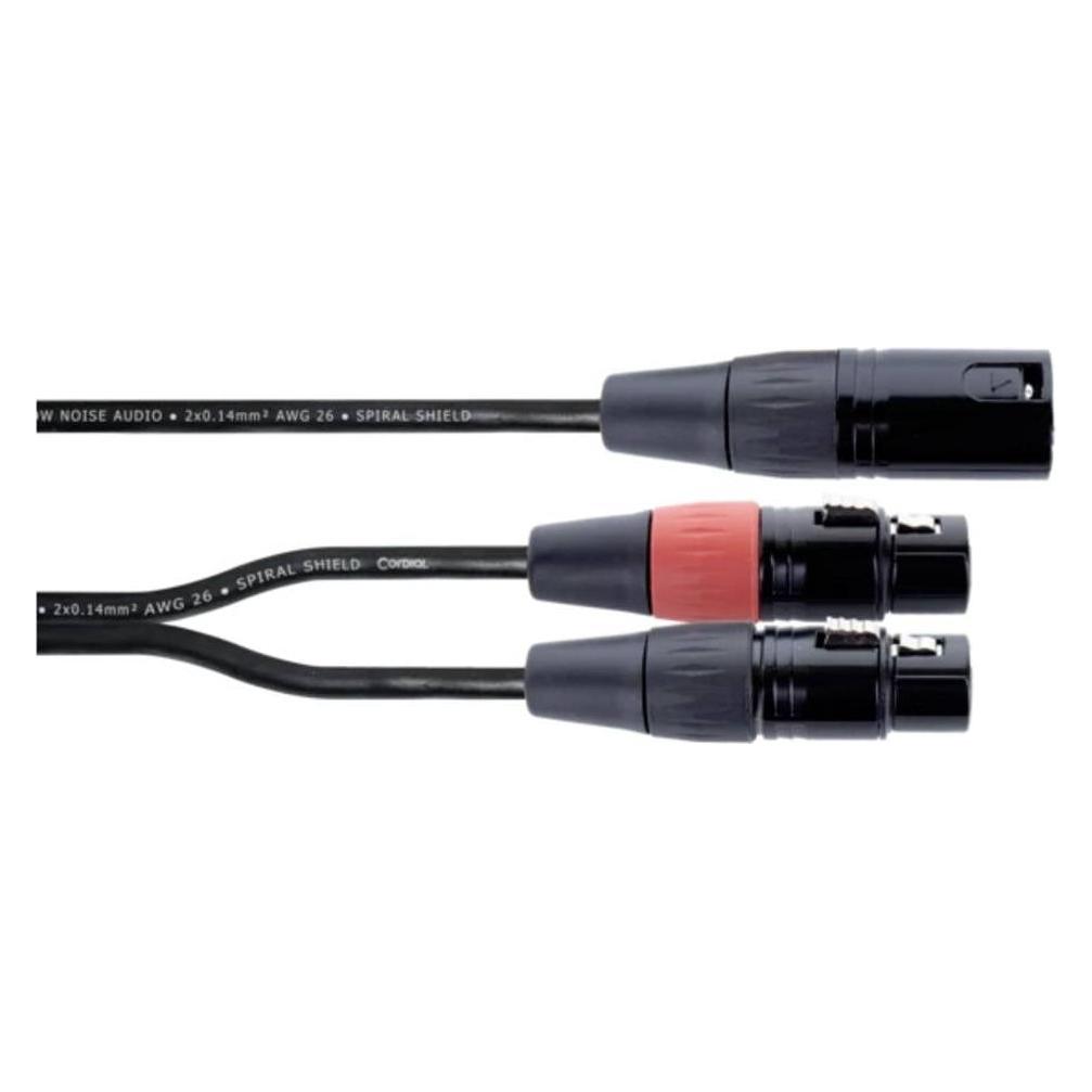 Cordial 2in1 (0.30 m, XLR Kabel) (14881)