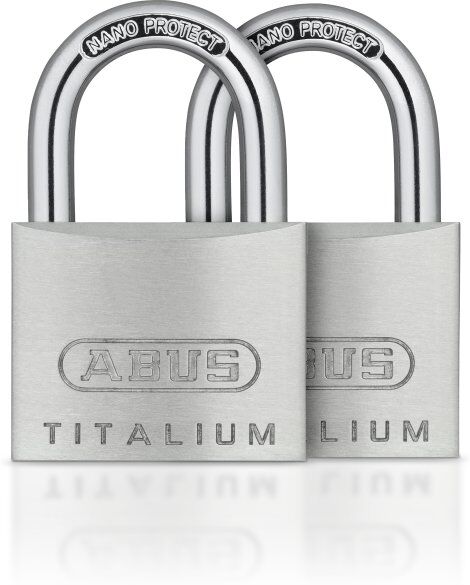 Abus Hængelås 64ti/20 - 2 Stk Enslukkende