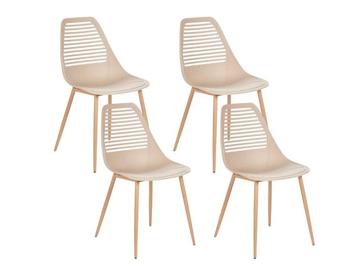 ESSZIMMERSTUHL 4er-Set Beige Montello