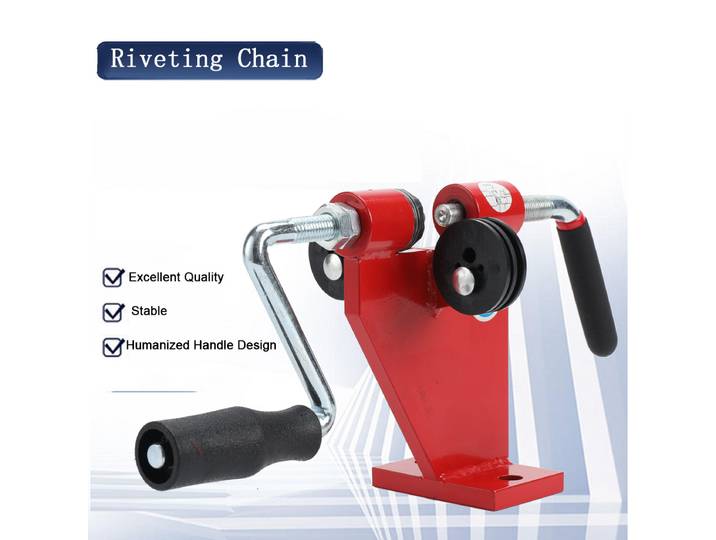 Rotateur de chaîne de tronçonneuse professionnel, riveteur en acier, outils utilitaires pour maillons de chaîne, connecteur de maillons de chaîne de tronçonneuse portable, accessoires d'outils