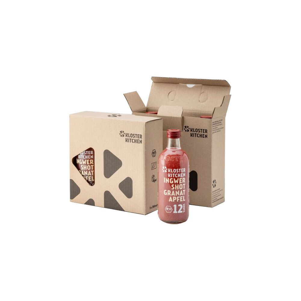 BIO Ingwershot Granatapfel 12Shots 6x360ml 2x3x360 ml Saft