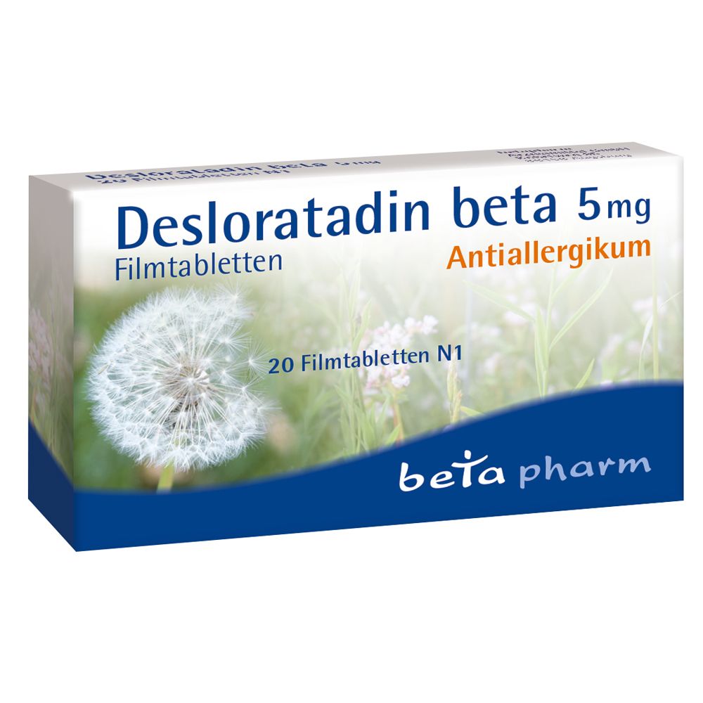 Desloratadin beta 5 mg Filmtabletten 20 St