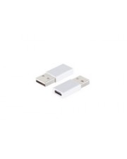 ShiverPeaks Adapter USB 2.0 A Stecker mit 3.1 Typ C Buchse weiss Digital/Daten (14-05031)
