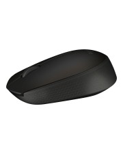 Logitech B170 Maus optisch 3 Tasten drahtlos 2,4 GHz kabelloser Empfänger USB Schwarz (910-004798)