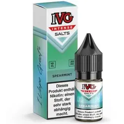 IVG Intense Spearmint NicSalt Liquid 10ml / 20mg