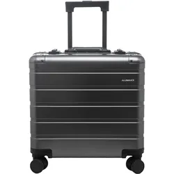 Alumaxx Business Overnighttrolley, mit Vollalukoffer, grau, Koffer, Grau