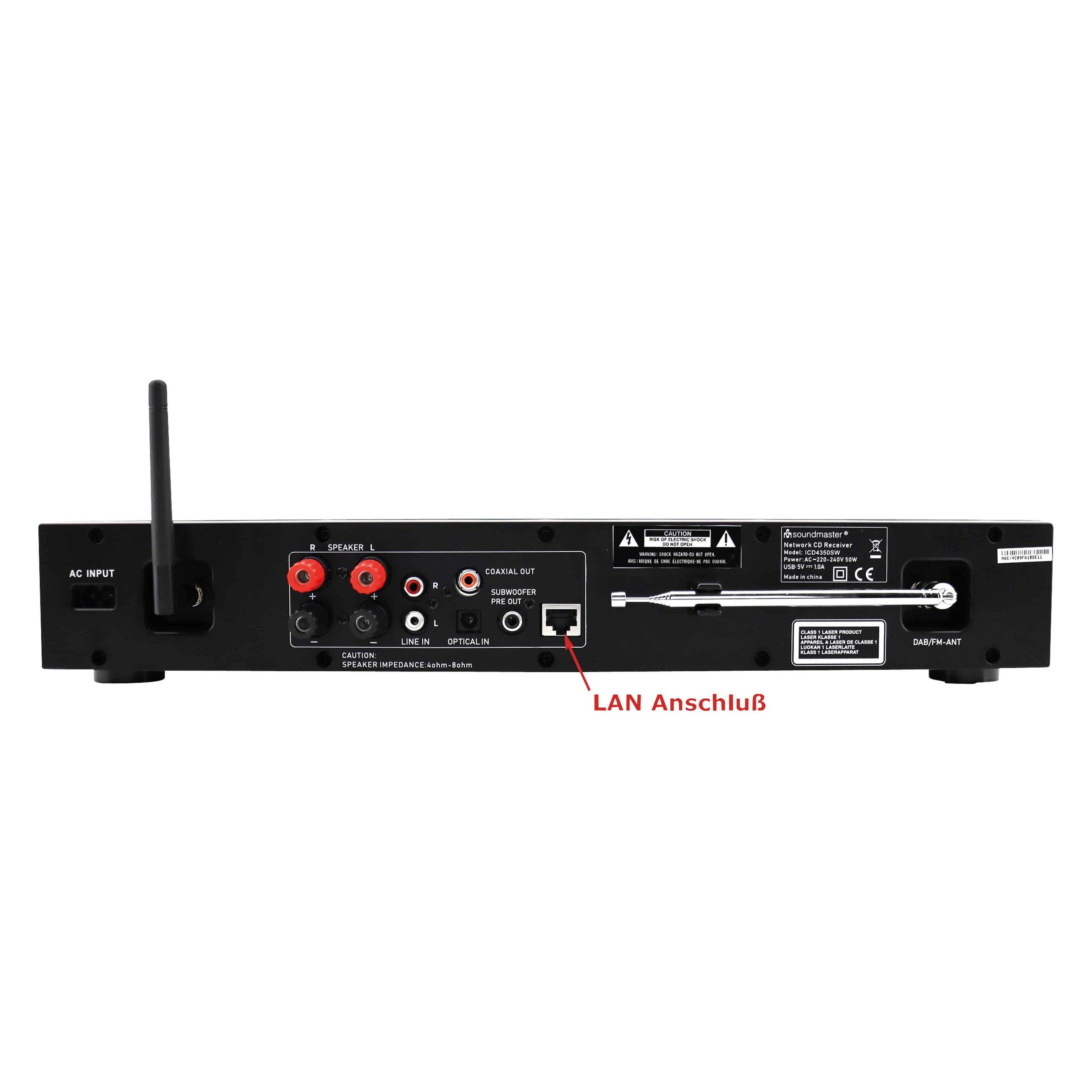 Soundmaster ICD4350SW (DAB+, FM, Internetradio, Bluetooth, WLAN) (ICD4350SW)